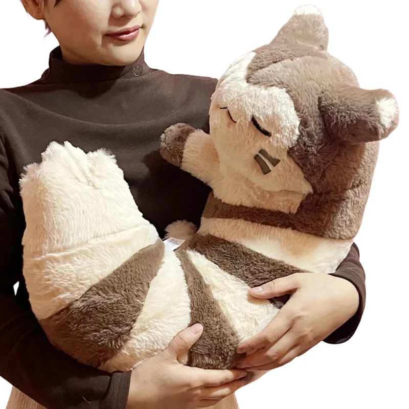 Pokemon Plüsch Sleepy Furret Plüsch Kawaii Pikachu Sentret Gefüllte Puppe Anime Zimmer Dekor Büro Nickerchen Furret Kissen Spielzeug Geschenke