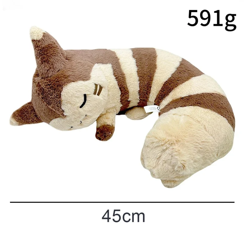 Pokemon Plüsch Sleepy Furret Plüsch Kawaii Pikachu Sentret Gefüllte Puppe Anime Zimmer Dekor Büro Nickerchen Furret Kissen Spielzeug Geschenke