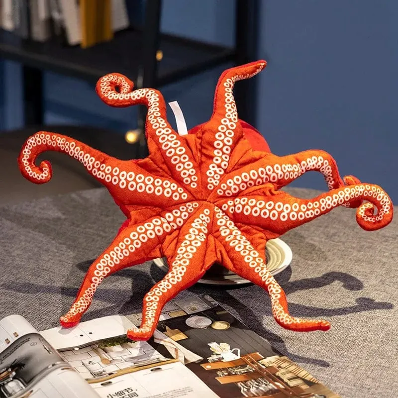 40 cm 75 cm Lebensechte Octopus Plüsch Spielzeug Gefüllte Simulation Meer Tier Plüsch Spielzeug Rote Octopus Puppen & Stofftiere für Kinder Geschenk
