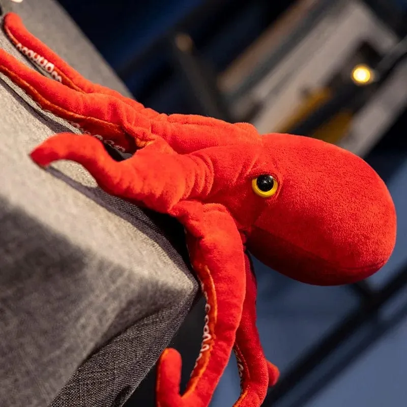 40 cm 75 cm Lebensechte Octopus Plüsch Spielzeug Gefüllte Simulation Meer Tier Plüsch Spielzeug Rote Octopus Puppen & Stofftiere für Kinder Geschenk
