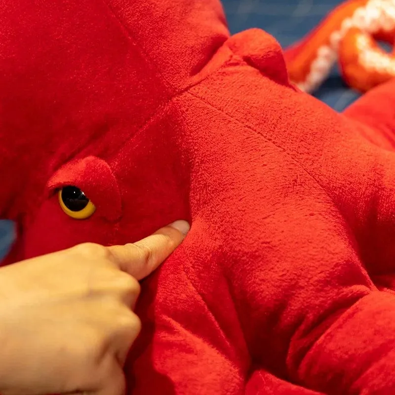 40 cm 75 cm Lebensechte Octopus Plüsch Spielzeug Gefüllte Simulation Meer Tier Plüsch Spielzeug Rote Octopus Puppen & Stofftiere für Kinder Geschenk