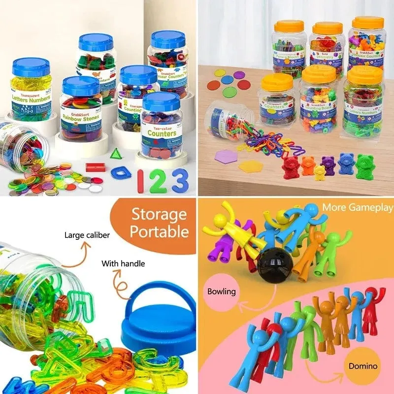 Kinder Bunte Transparente Buchstaben Zahlen Set Sensorischen Licht Tisch Spielzeug Zählen Rechtschreibung Montessori Pädagogisches Mathematik Spielzeug