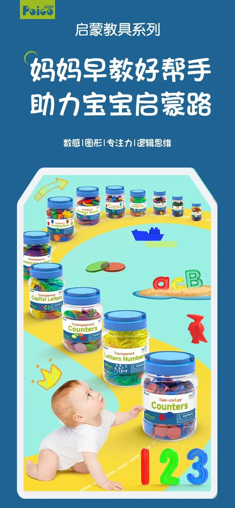 Kinder Bunte Transparente Buchstaben Zahlen Set Sensorischen Licht Tisch Spielzeug Zählen Rechtschreibung Montessori Pädagogisches Mathematik Spielzeug