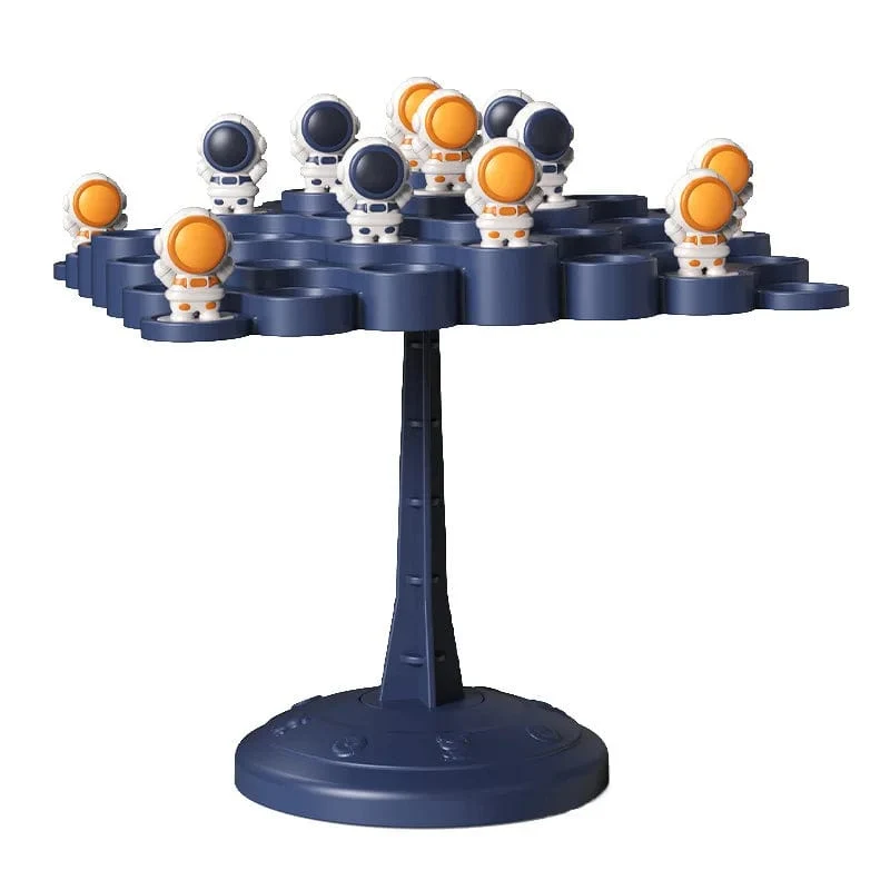 Montessori Spielzeug für Kinder, Balancing Board, Puzzle, Frosch, Astronaut, Balance-Baum, pädagogische Eltern-Kind-Interaktion, Tabletop-Mathematik-Spiel