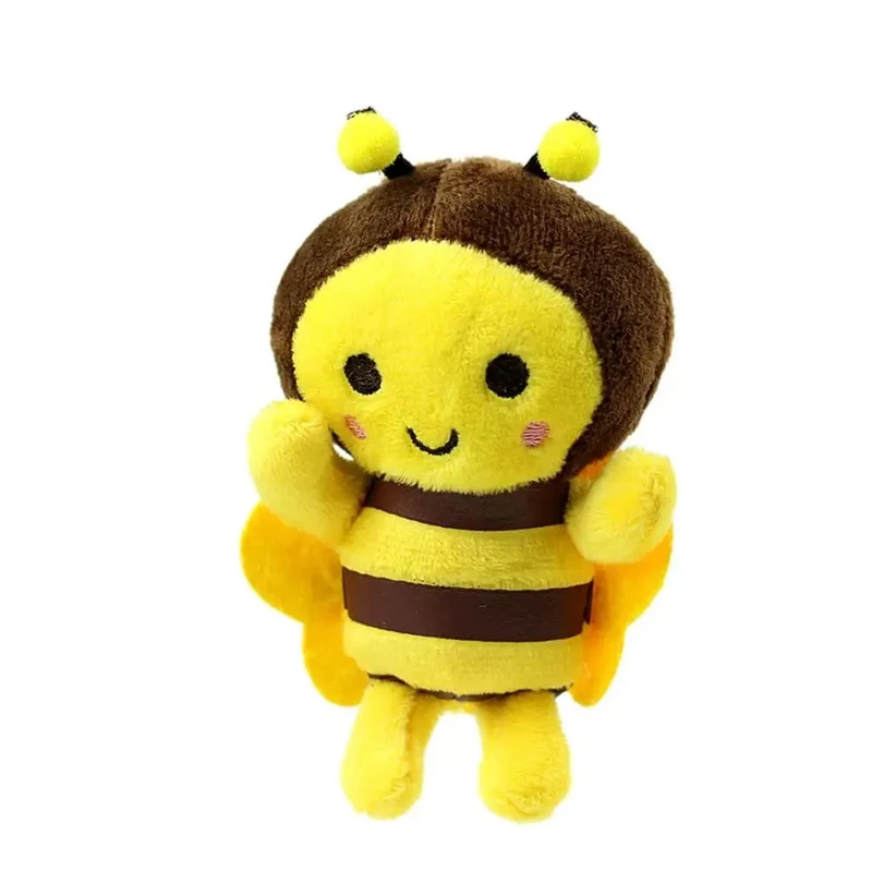 12cm Bee Festival Plüsch Puppe Animation Bee Festival Dekoration Kleine Anhänger Plüsch Tasche Anhänger Plüsch Nette Biene Aktivität Geschenk k1X4