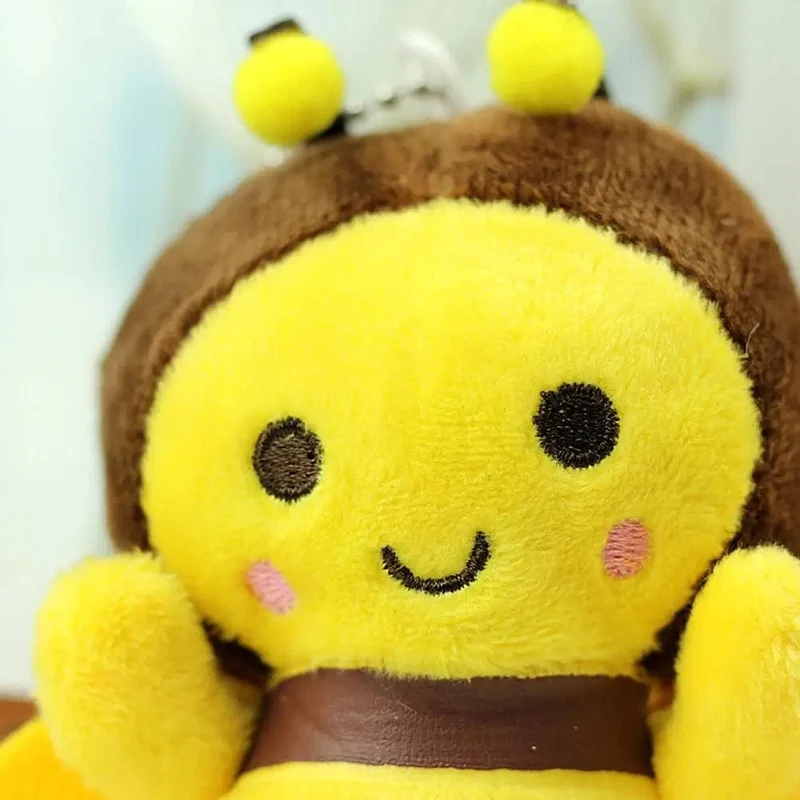 12cm Bee Festival Plüsch Puppe Animation Bee Festival Dekoration Kleine Anhänger Plüsch Tasche Anhänger Plüsch Nette Biene Aktivität Geschenk k1X4