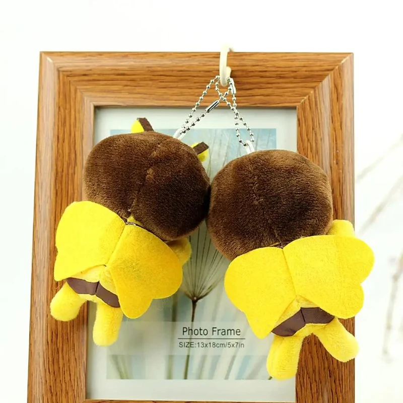 12cm Bee Festival Plüsch Puppe Animation Bee Festival Dekoration Kleine Anhänger Plüsch Tasche Anhänger Plüsch Nette Biene Aktivität Geschenk k1X4