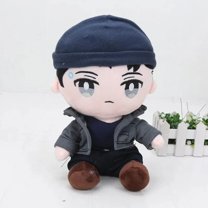 28 cm Detroit Become Human Plüschpuppe Spielzeug für Kinder Connor RK800 Plüschpuppe Spielzeug Spiel Cosplay Puppe