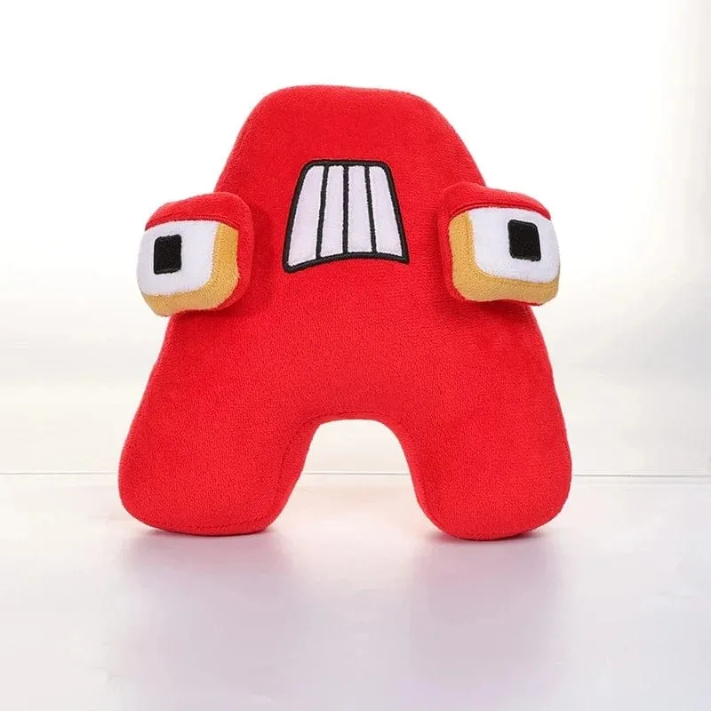2023 NEU Alphabet Lore Plüschtier Anime Puppe 26 englische Buchstaben Stofftiere Kinder Montessori Zahlen 0-9 Puppenspielzeug Plüschgeschenke