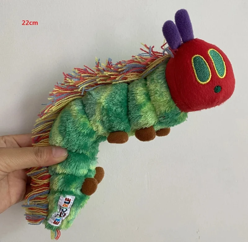 22CM Raupe Stofftier Grüne Baumwolle Raupe Plüsch Tier Puppen Schöne Sehr Hungrig Kreatives Geschenk Für Kinder Home Dekoration