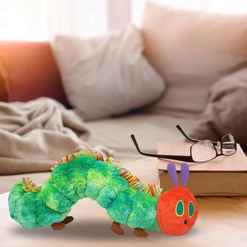 22CM Raupe Stofftier Grüne Baumwolle Raupe Plüsch Tier Puppen Schöne Sehr Hungrig Kreatives Geschenk Für Kinder Home Dekoration