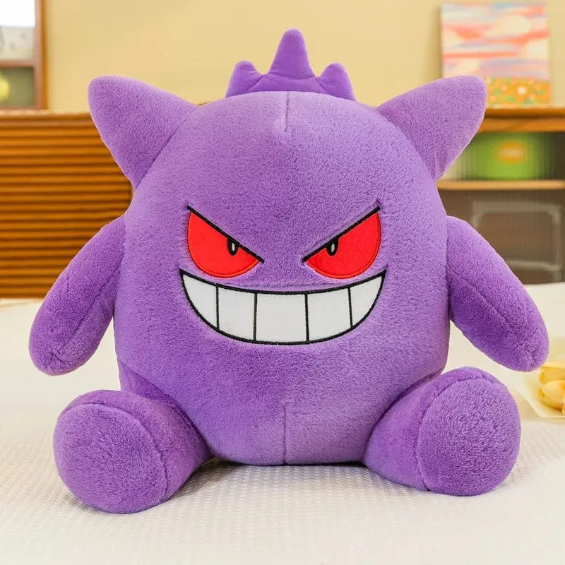 30–65 cm Gengar Peluche Pokemon Plüschtiere Anime Stofftier Puppe Kawaii Gengar Anhänger Clip Weiche Angefüllte Plüschpuppe Geschenk für Kinder