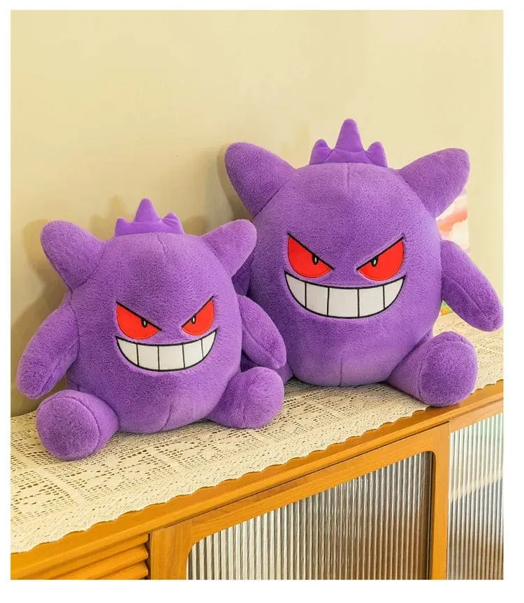 30–65 cm Gengar Peluche Pokemon Plüschtiere Anime Stofftier Puppe Kawaii Gengar Anhänger Clip Weiche Angefüllte Plüschpuppe Geschenk für Kinder