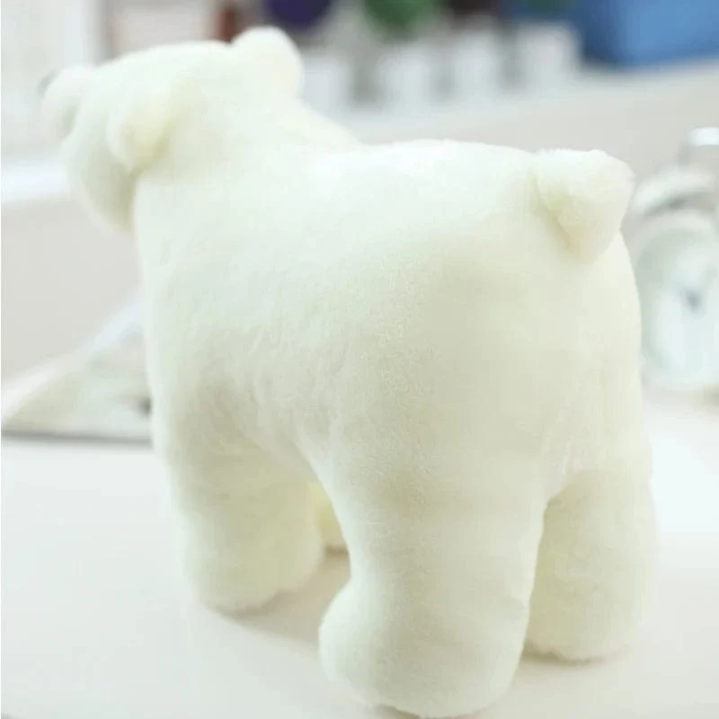 20/25/35/45 cm Super schöne Eisbärenfamilie, Plüsch-Beruhigungsspielzeug, reiner weißer Bär, weiche Stoffpuppe, Geschenk für Kinder