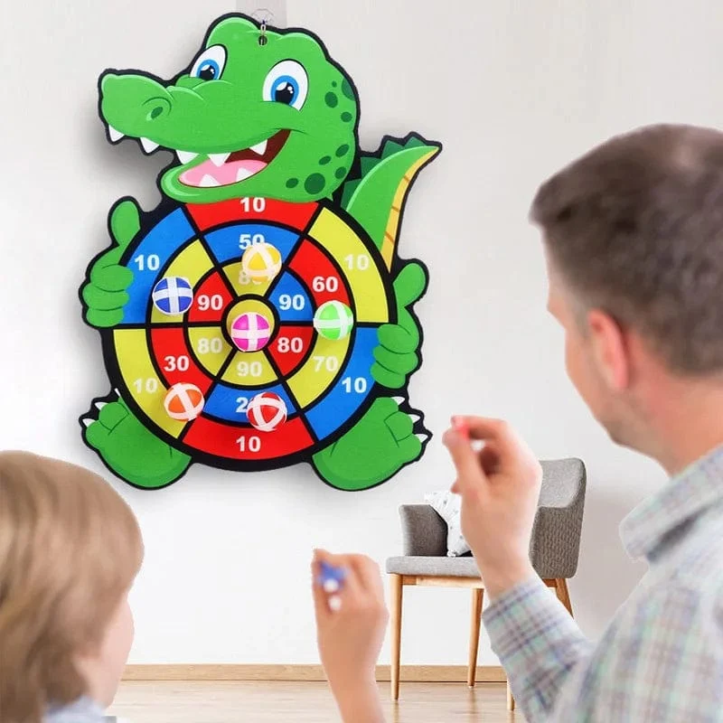 Montessori Dartscheibe Ziel Sport Spiel Spielzeug Für Kinder 4 Zu 6 Jahre Alt Outdoor Spielzeug Kind Indoor Mädchen Klebrige Ball Jungen Geschenk