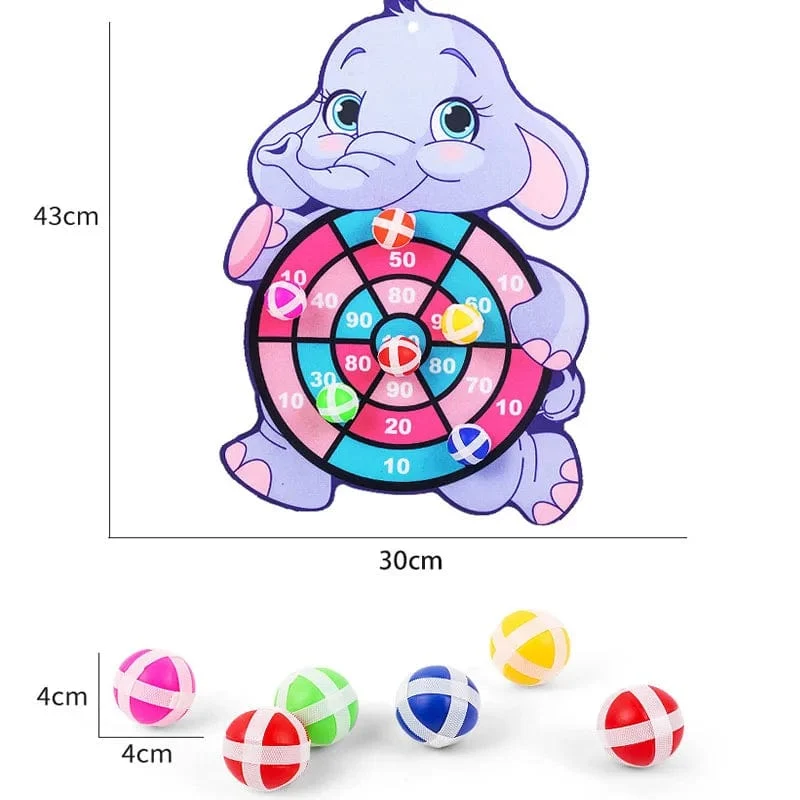 Montessori Dartscheibe Ziel Sport Spiel Spielzeug Für Kinder 4 Zu 6 Jahre Alt Outdoor Spielzeug Kind Indoor Mädchen Klebrige Ball Jungen Geschenk