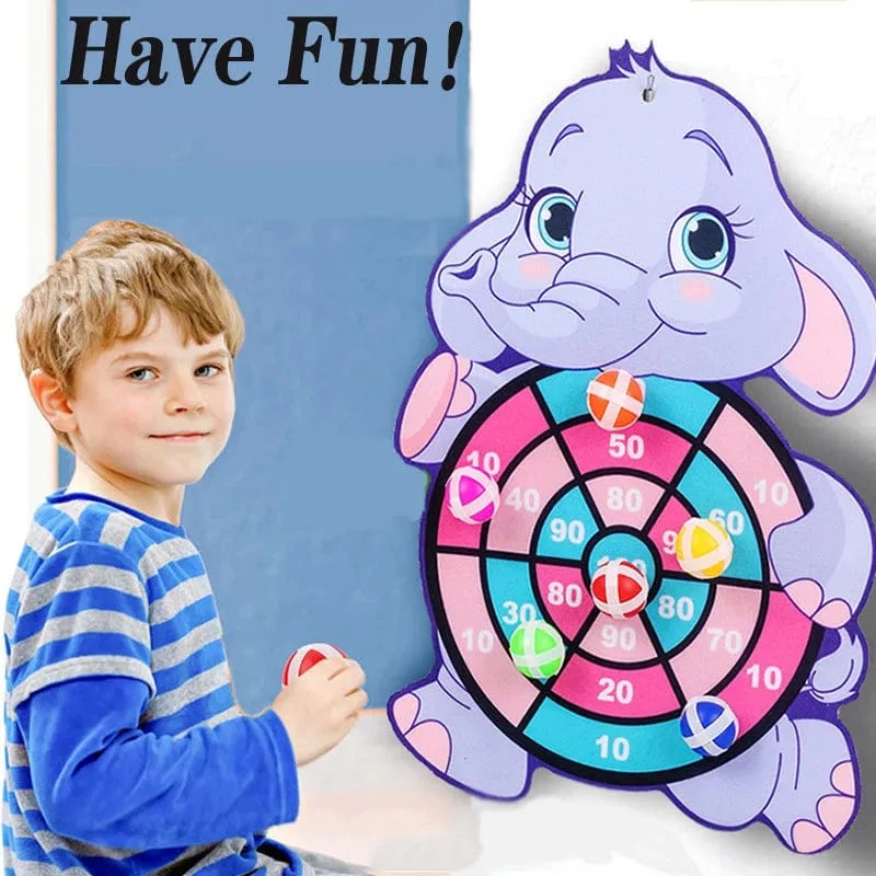 Montessori Dartscheibe Ziel Sport Spiel Spielzeug Für Kinder 4 Zu 6 Jahre Alt Outdoor Spielzeug Kind Indoor Mädchen Klebrige Ball Jungen Geschenk