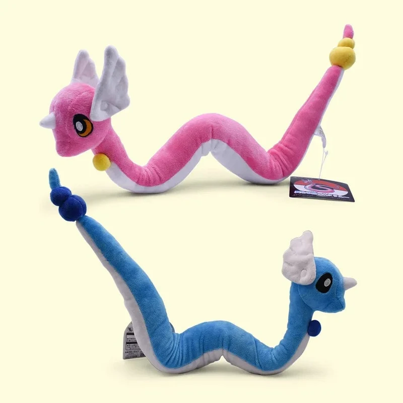 68 cm Cartoon Pokemon Dratini Plüschpuppe Süßes Dragonair Plüschspielzeug Weiche Angefüllte Anime Pikachu Tiere Puppen Geschenk für Kinder