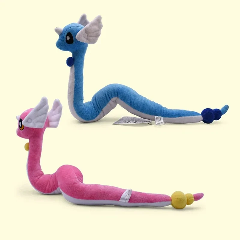 68 cm Cartoon Pokemon Dratini Plüschpuppe Süßes Dragonair Plüschspielzeug Weiche Angefüllte Anime Pikachu Tiere Puppen Geschenk für Kinder