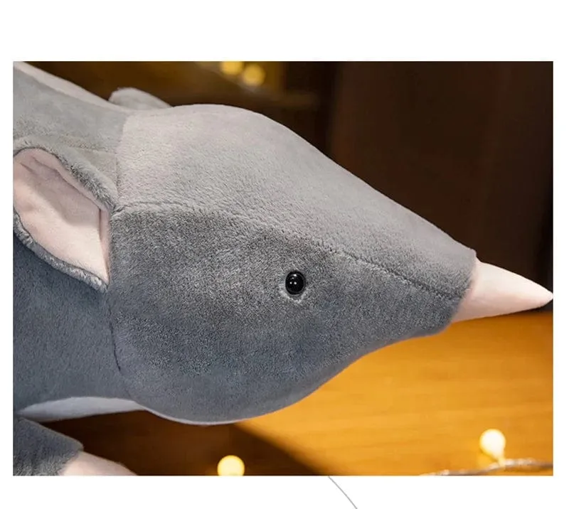 32 cm Neue Mini-weiche Plüsch-Simulationsmaus-Plüschtierpuppe Ausgestopfte Ratte Plüschtierspielzeug Maskottchen Peluche Mauspuppe für Haustiere