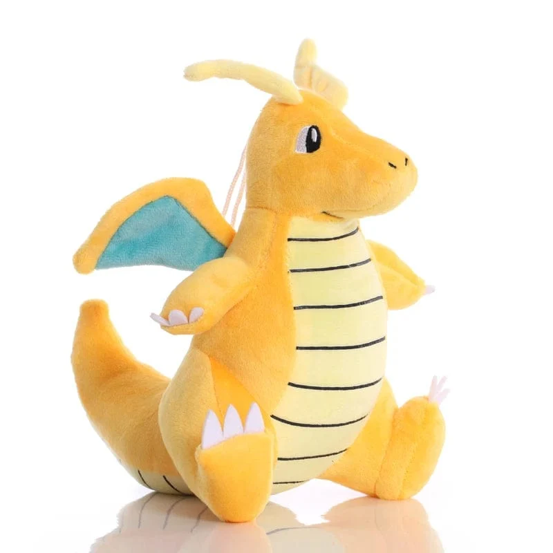 20 cm Dragonite Plüschtiere Pokemon Pikachu Squirtle Bulbasaur Charmander Gengar Eevee Dragonite Stofftiere Kinder Weihnachtsgeschenk