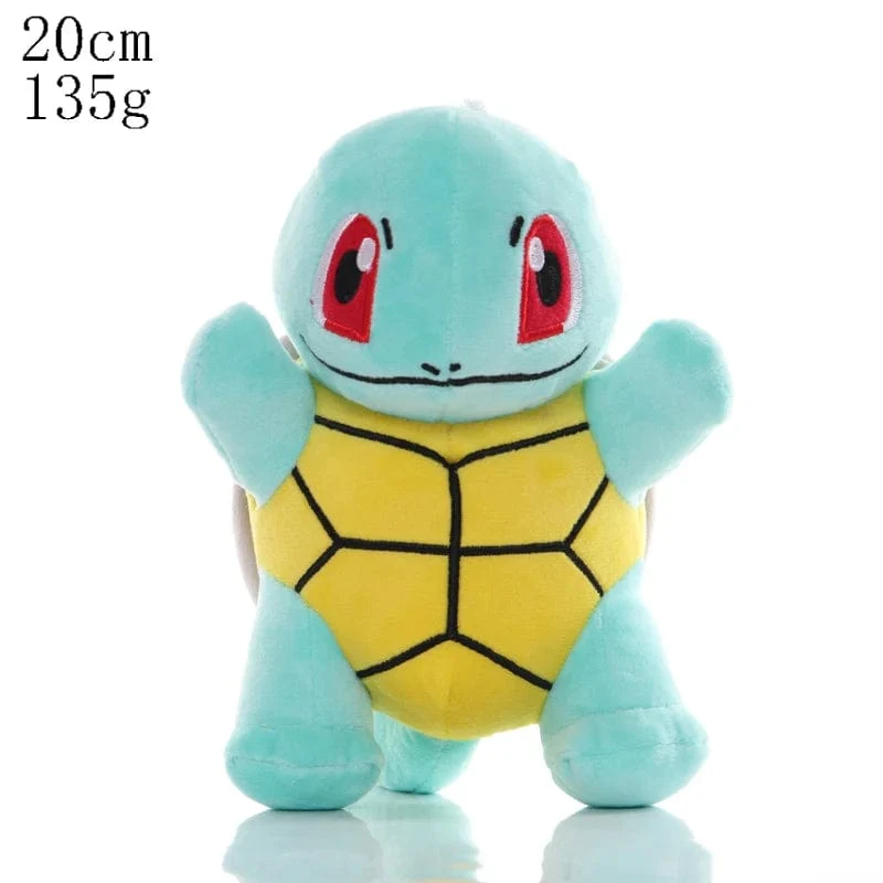 20 cm Dragonite Plüschtiere Pokemon Pikachu Squirtle Bulbasaur Charmander Gengar Eevee Dragonite Stofftiere Kinder Weihnachtsgeschenk