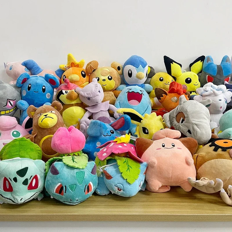 20 cm Dragonite Plüschtiere Pokemon Pikachu Squirtle Bulbasaur Charmander Gengar Eevee Dragonite Stofftiere Kinder Weihnachtsgeschenk