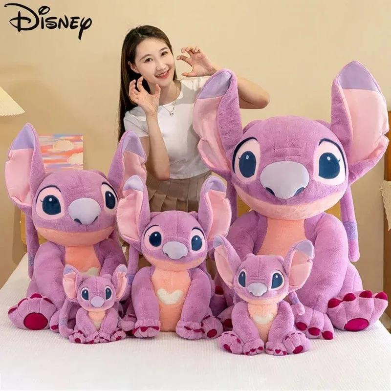 2023 neues Disney Stitch-Plüschtier, Kawaii Lilo & Stitch, Cartoon-Plüschtier, Stressabbau-Kissen, Trostspielzeug, Kinder-Weihnachtsgeschenk