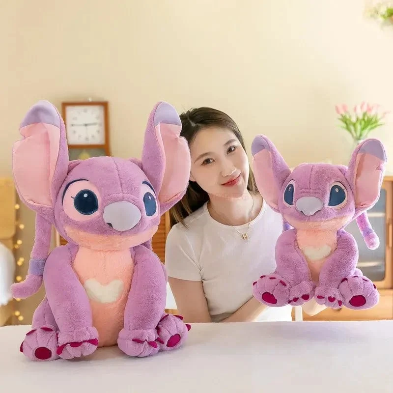 2023 neues Disney Stitch-Plüschtier, Kawaii Lilo & Stitch, Cartoon-Plüschtier, Stressabbau-Kissen, Trostspielzeug, Kinder-Weihnachtsgeschenk