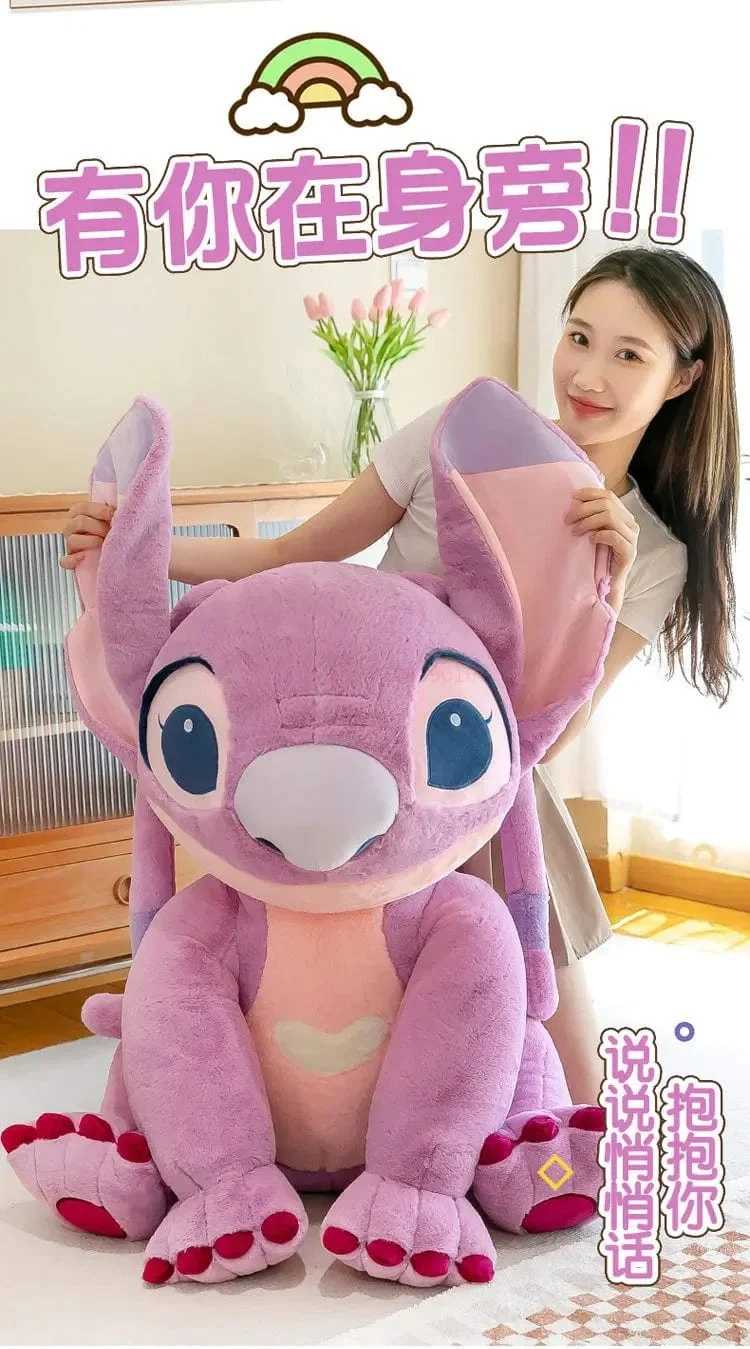 2023 neues Disney Stitch-Plüschtier, Kawaii Lilo & Stitch, Cartoon-Plüschtier, Stressabbau-Kissen, Trostspielzeug, Kinder-Weihnachtsgeschenk