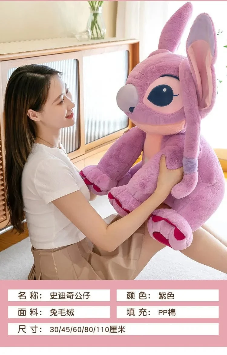 2023 neues Disney Stitch-Plüschtier, Kawaii Lilo & Stitch, Cartoon-Plüschtier, Stressabbau-Kissen, Trostspielzeug, Kinder-Weihnachtsgeschenk