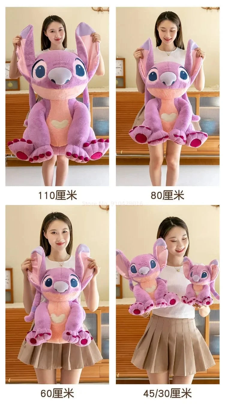 2023 neues Disney Stitch-Plüschtier, Kawaii Lilo & Stitch, Cartoon-Plüschtier, Stressabbau-Kissen, Trostspielzeug, Kinder-Weihnachtsgeschenk