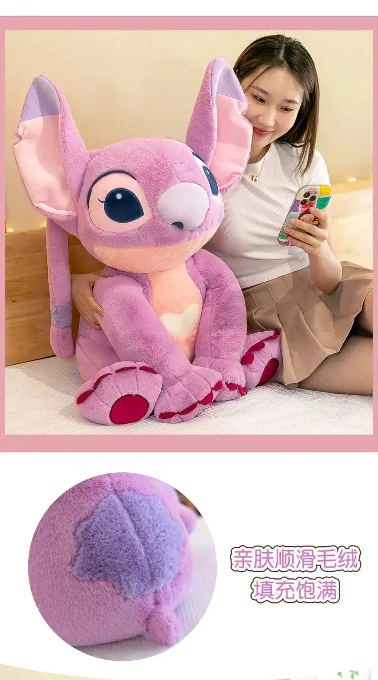 2023 neues Disney Stitch-Plüschtier, Kawaii Lilo & Stitch, Cartoon-Plüschtier, Stressabbau-Kissen, Trostspielzeug, Kinder-Weihnachtsgeschenk