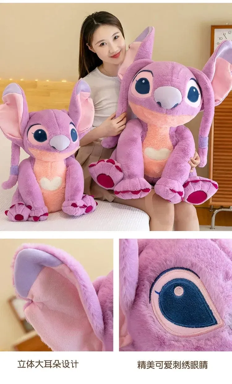 2023 neues Disney Stitch-Plüschtier, Kawaii Lilo & Stitch, Cartoon-Plüschtier, Stressabbau-Kissen, Trostspielzeug, Kinder-Weihnachtsgeschenk