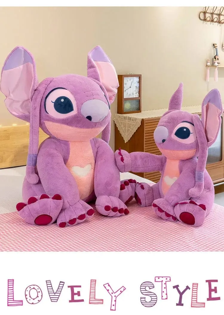 2023 neues Disney Stitch-Plüschtier, Kawaii Lilo & Stitch, Cartoon-Plüschtier, Stressabbau-Kissen, Trostspielzeug, Kinder-Weihnachtsgeschenk