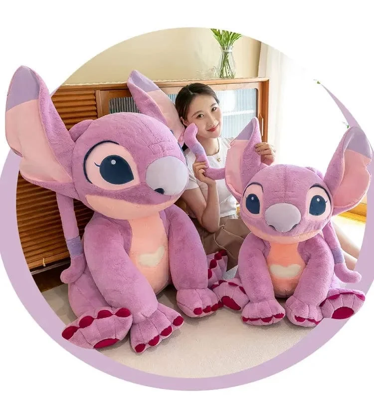 2023 neues Disney Stitch-Plüschtier, Kawaii Lilo & Stitch, Cartoon-Plüschtier, Stressabbau-Kissen, Trostspielzeug, Kinder-Weihnachtsgeschenk