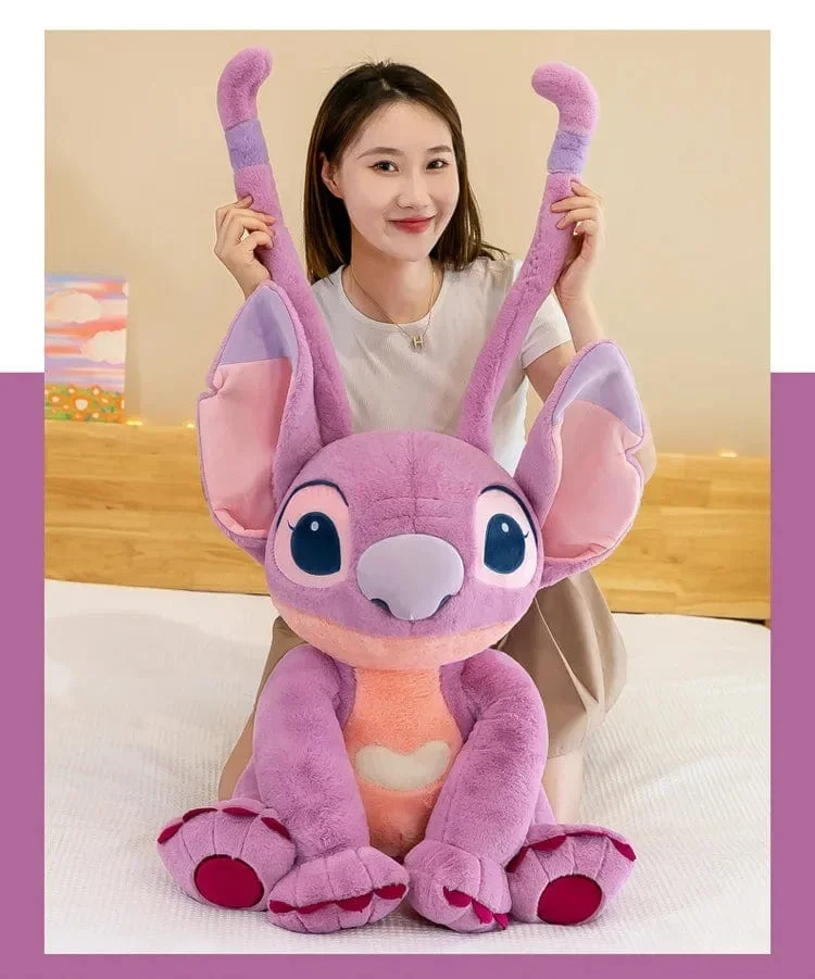 2023 neues Disney Stitch-Plüschtier, Kawaii Lilo & Stitch, Cartoon-Plüschtier, Stressabbau-Kissen, Trostspielzeug, Kinder-Weihnachtsgeschenk