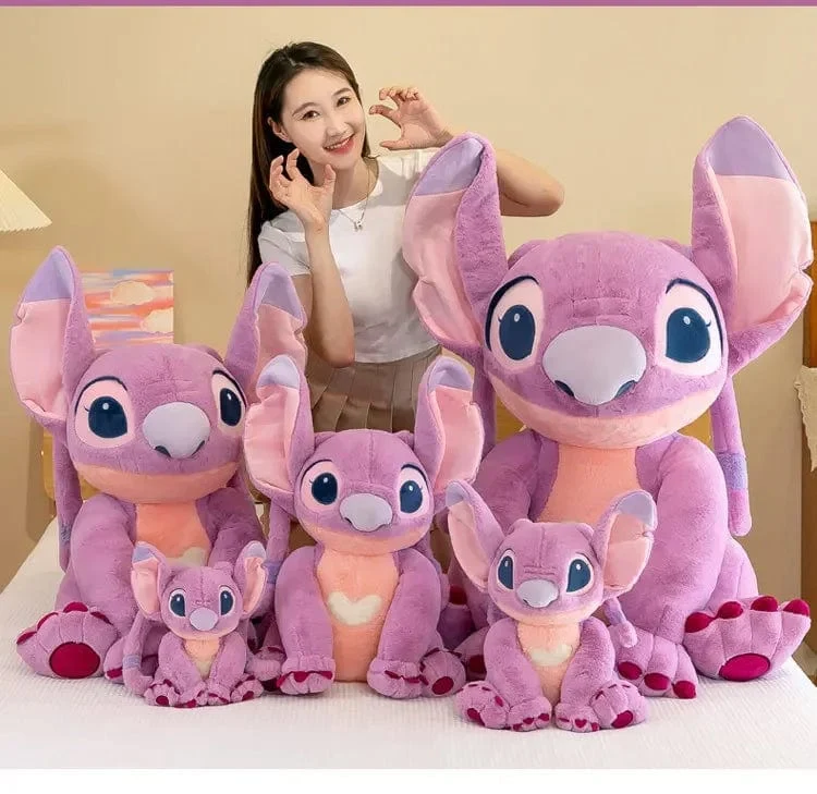 2023 neues Disney Stitch-Plüschtier, Kawaii Lilo & Stitch, Cartoon-Plüschtier, Stressabbau-Kissen, Trostspielzeug, Kinder-Weihnachtsgeschenk