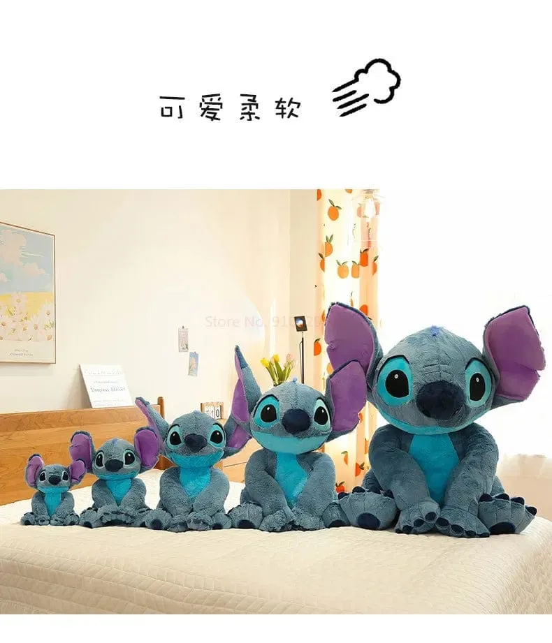 2023 neues Disney Stitch-Plüschtier, Kawaii Lilo & Stitch, Cartoon-Plüschtier, Stressabbau-Kissen, Trostspielzeug, Kinder-Weihnachtsgeschenk