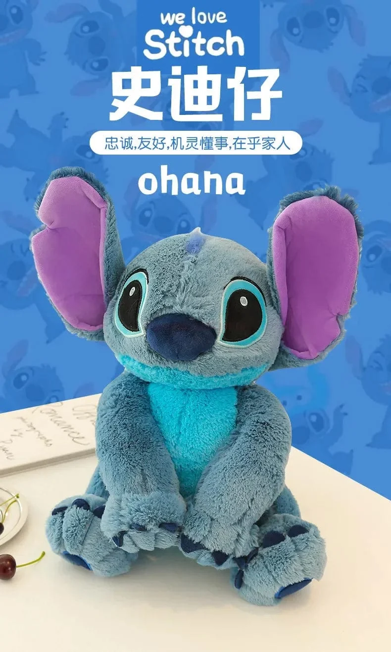 2023 neues Disney Stitch-Plüschtier, Kawaii Lilo & Stitch, Cartoon-Plüschtier, Stressabbau-Kissen, Trostspielzeug, Kinder-Weihnachtsgeschenk