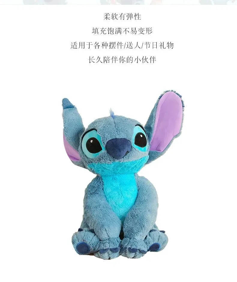 2023 neues Disney Stitch-Plüschtier, Kawaii Lilo & Stitch, Cartoon-Plüschtier, Stressabbau-Kissen, Trostspielzeug, Kinder-Weihnachtsgeschenk