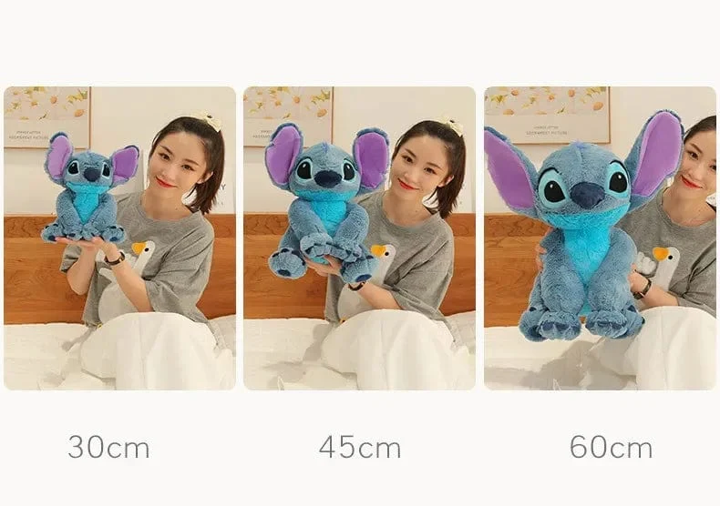 2023 neues Disney Stitch-Plüschtier, Kawaii Lilo & Stitch, Cartoon-Plüschtier, Stressabbau-Kissen, Trostspielzeug, Kinder-Weihnachtsgeschenk