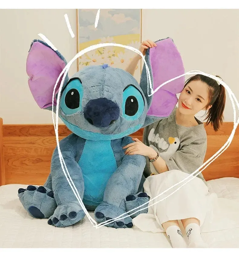 2023 neues Disney Stitch-Plüschtier, Kawaii Lilo & Stitch, Cartoon-Plüschtier, Stressabbau-Kissen, Trostspielzeug, Kinder-Weihnachtsgeschenk