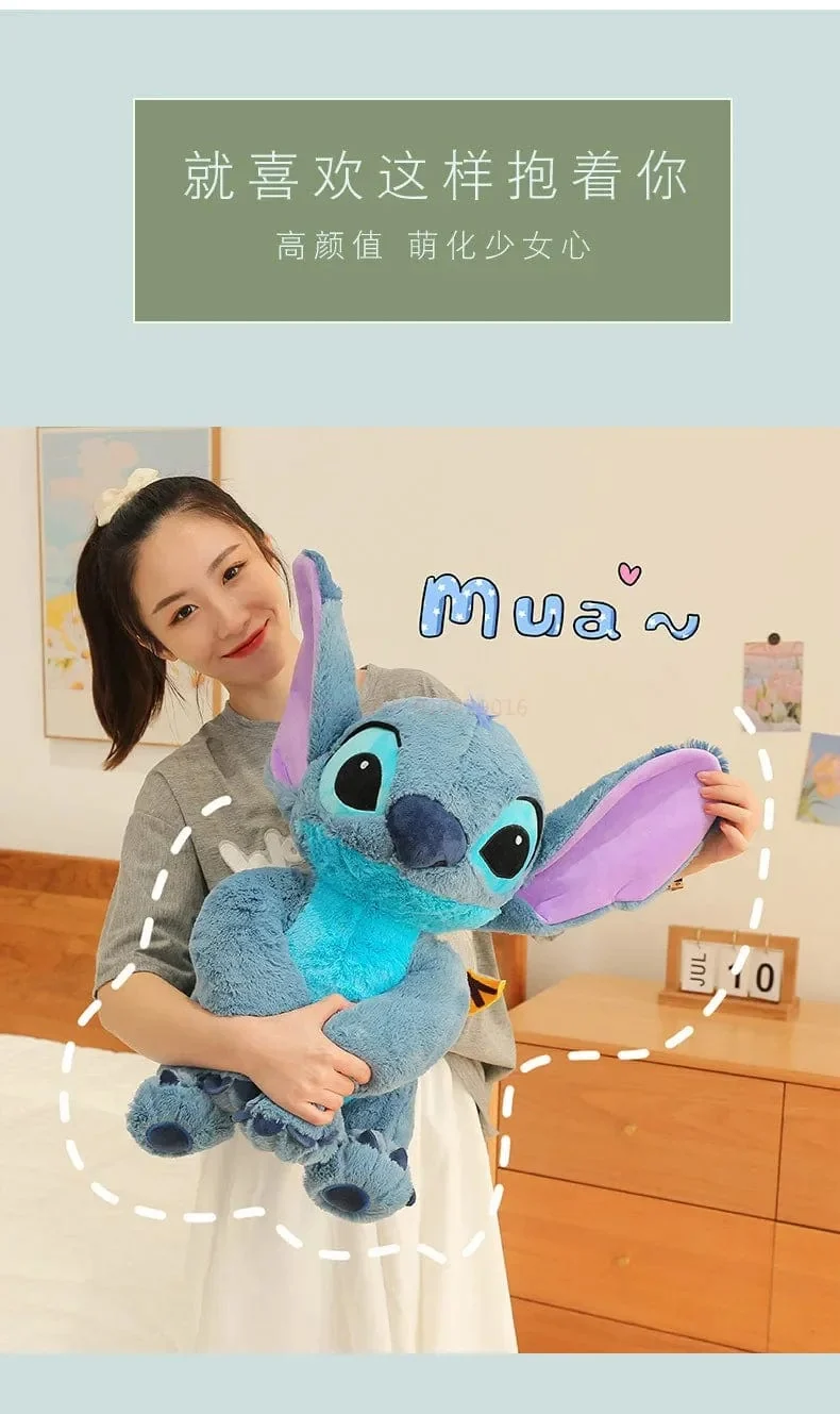 2023 neues Disney Stitch-Plüschtier, Kawaii Lilo & Stitch, Cartoon-Plüschtier, Stressabbau-Kissen, Trostspielzeug, Kinder-Weihnachtsgeschenk