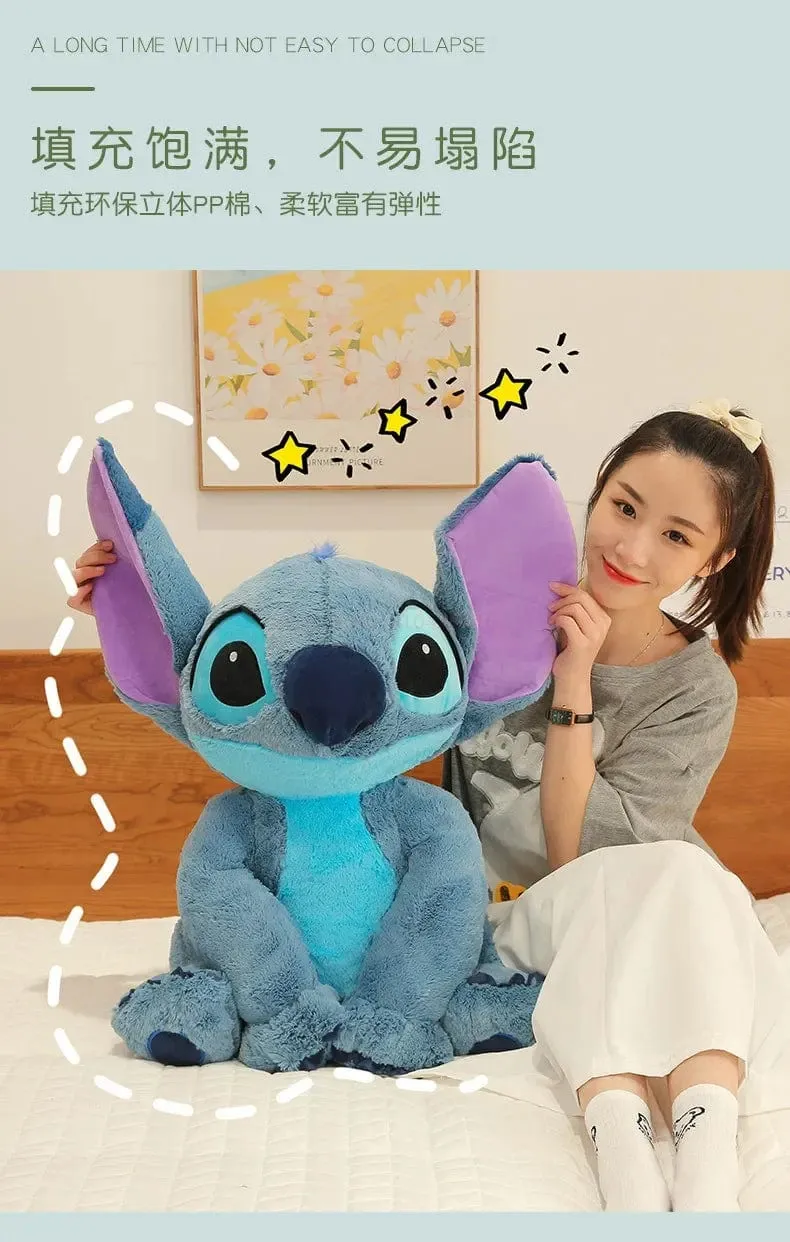 2023 neues Disney Stitch-Plüschtier, Kawaii Lilo & Stitch, Cartoon-Plüschtier, Stressabbau-Kissen, Trostspielzeug, Kinder-Weihnachtsgeschenk