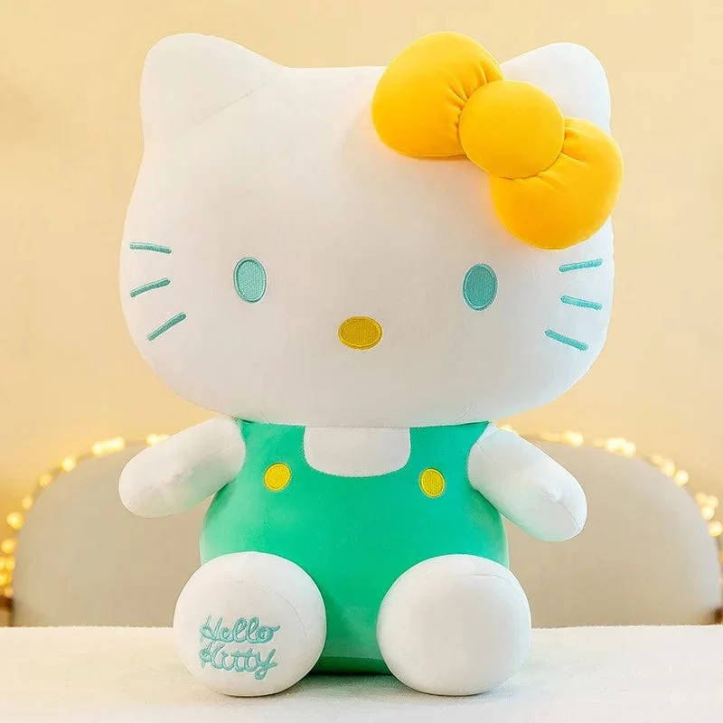 Sanrio Hello Kitty Kuromi Melody Stofftiere Niedliches Plüsch Cinnamoroll Spielzeug Kawaii Baby Weihnachtsgeschenke Kinder Puppen für Mädchen