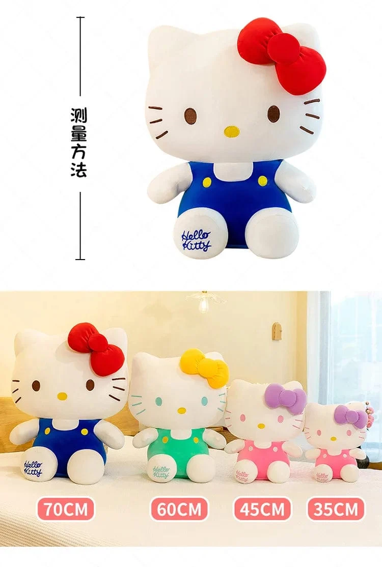 Sanrio Hello Kitty Kuromi Melody Stofftiere Niedliches Plüsch Cinnamoroll Spielzeug Kawaii Baby Weihnachtsgeschenke Kinder Puppen für Mädchen