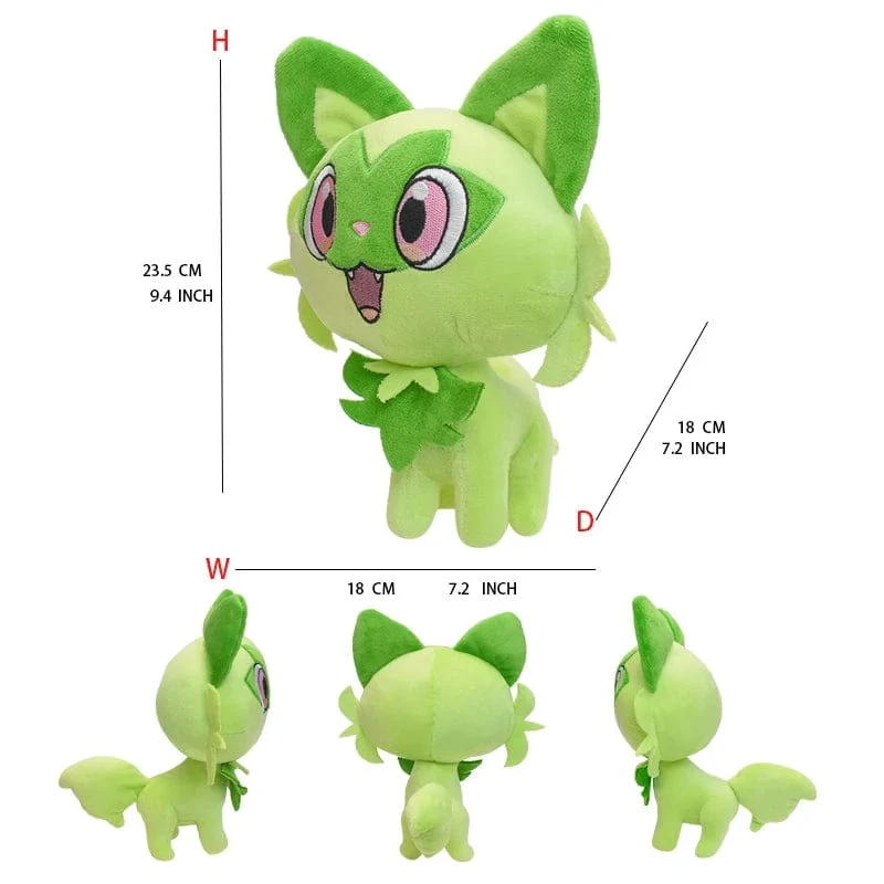 Sprigatito Pokemon Plüsch Puppe weiches Tier Hot Toys tolles Geschenk