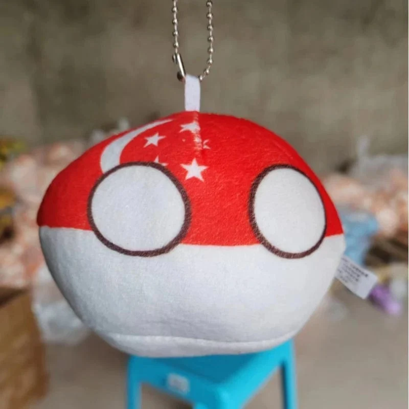 Polandball-Anhänger, Country-Bälle, 70 Stile, 10 cm, Country-Ball, Plüschtiere, Halloween-Dekor, Geschenk für Kinder, Countryball-Stoffpuppe