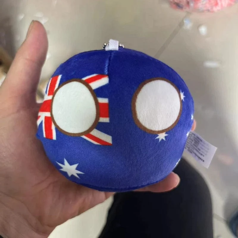 Polandball-Anhänger, Country-Bälle, 70 Stile, 10 cm, Country-Ball, Plüschtiere, Halloween-Dekor, Geschenk für Kinder, Countryball-Stoffpuppe
